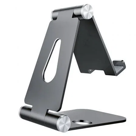 Aisens Soporte de Sobremesa Tamaño M Ajustable Gris (2 Pivotes)